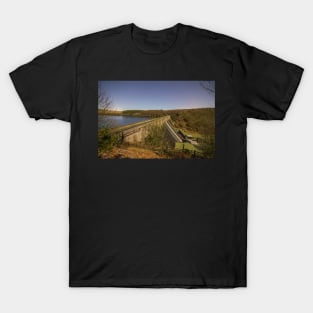 Thruscross Reservoir at Night under the Stars T-Shirt